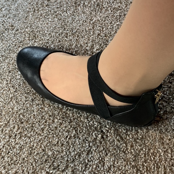 Used Anne Klein Sport Itcanbe Black Flats Size 10m - Picture 7 of 10